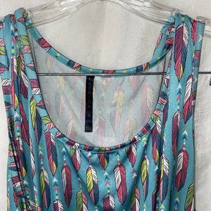 Fashion U blue 1X Woman’s Tunic Tank